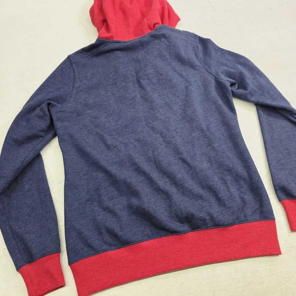 Nike MLB Boston Red Sox Baseball Full Zip Blue Hoodie Jacket Youth Boys Sz L EUC